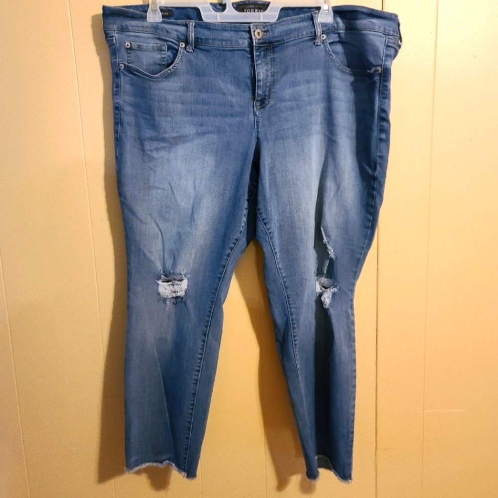 Women's plus size 24 Torrid boyfriend jeans